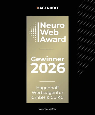 Abbildung des Neuro-Award der Hagenhoff Werbeagentur